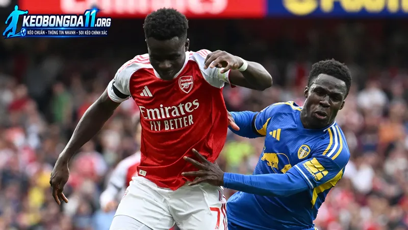 thuc luc va phong do truoc tran cua arsenal vs leeds